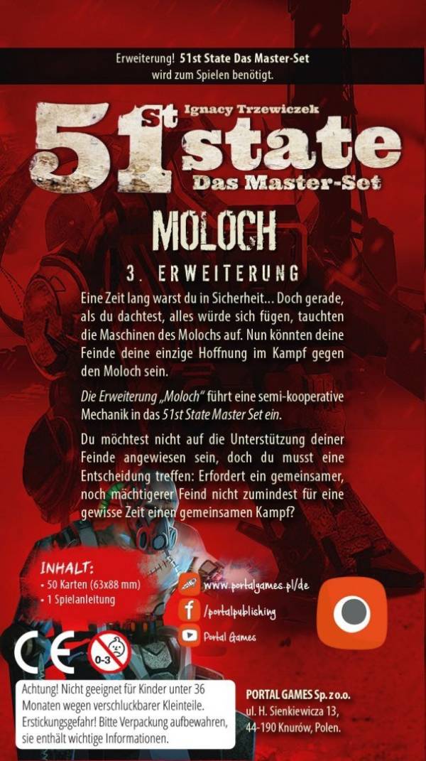 51st State: Master Set: Moloch (Erw.)