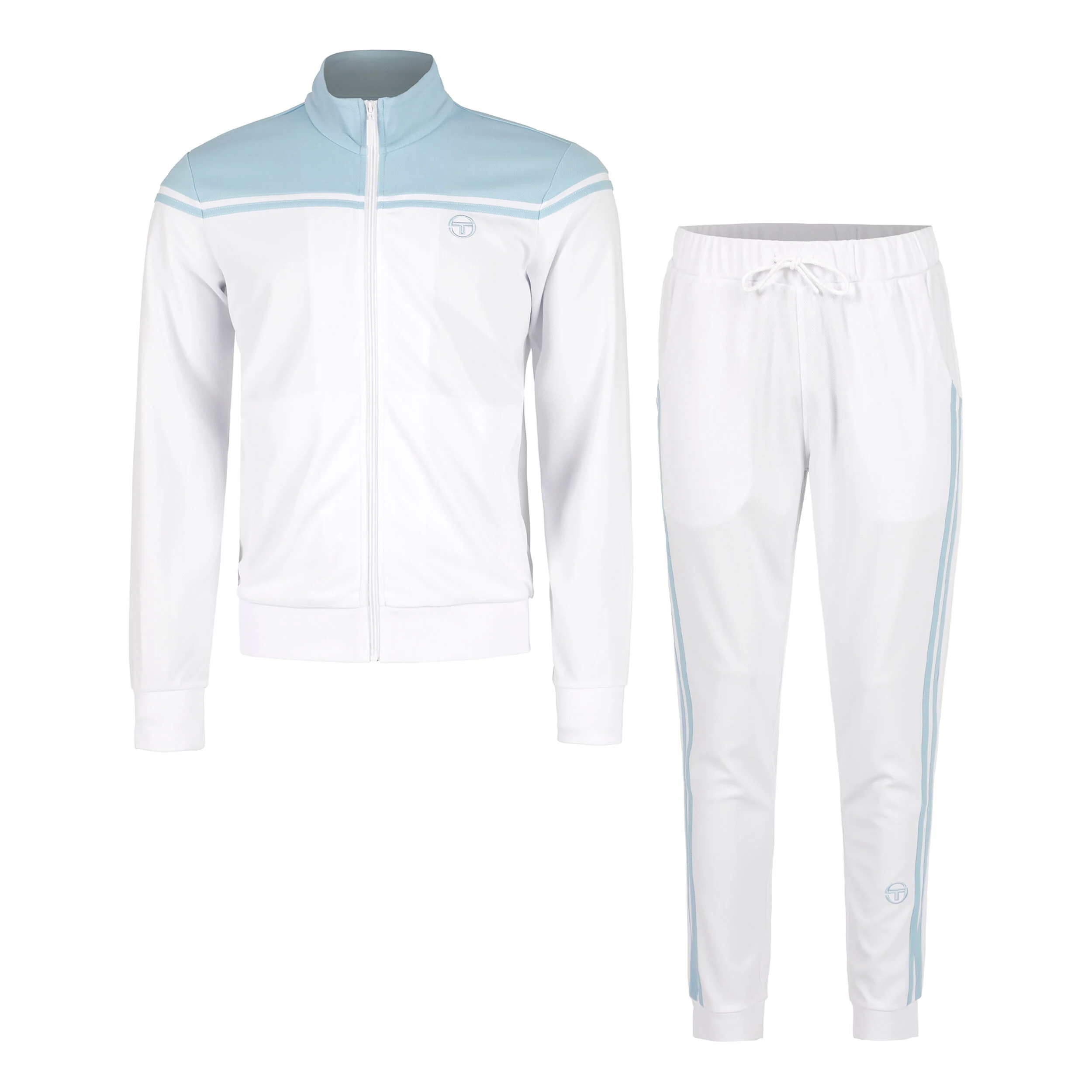 New Young Line Trainingsanzug Herren - Weiß, Hellblau