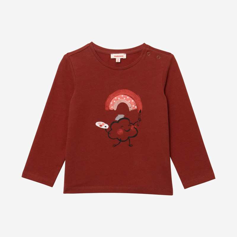 Tee-shirt bio fille arc-en-ciel Catimini