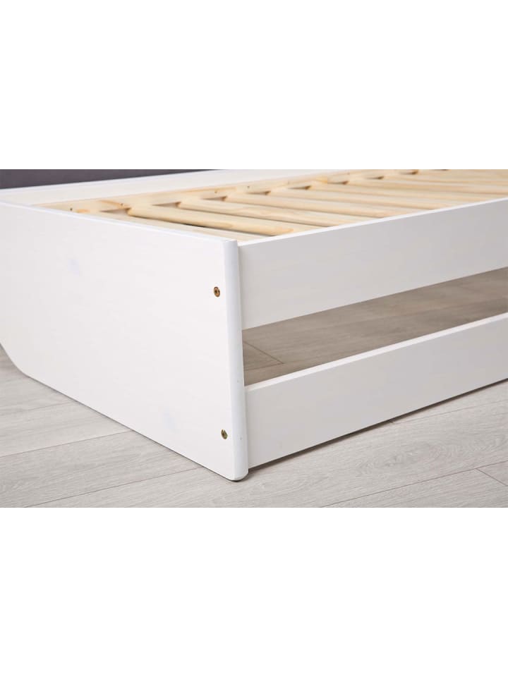 ebuy24 Bett Lotved Weiß 97 x 209 cm günstig kaufen onesize