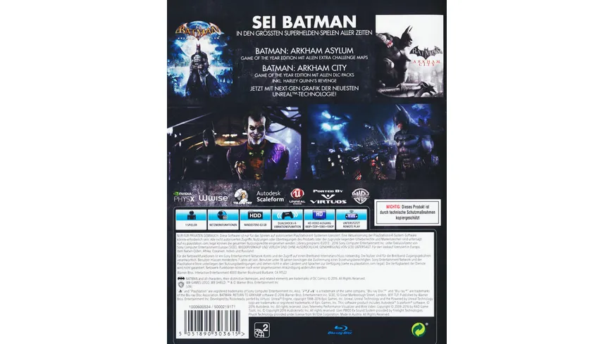 Batman: Return to Arkham (Arkham City & Arkham Asylum)