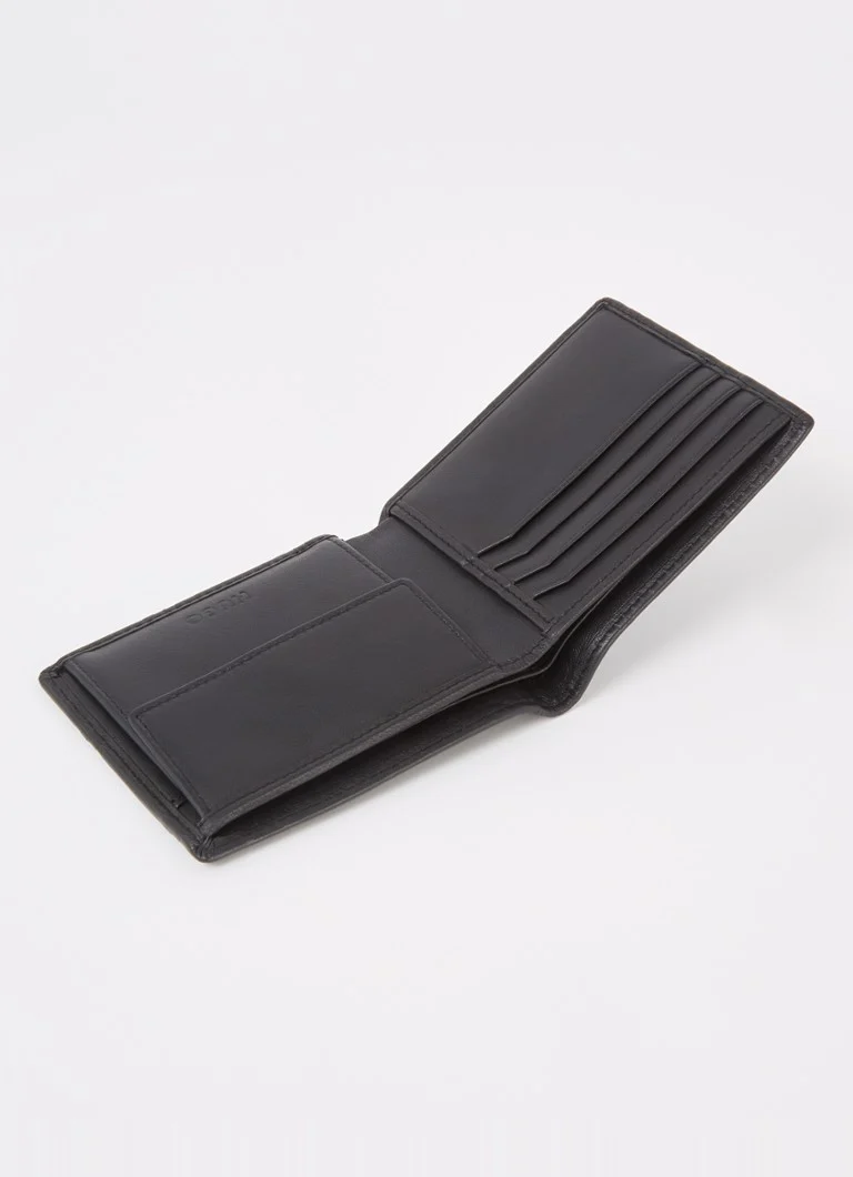 Ensemble portefeuille et porte-cartes HUGO BOSS en cuir de chèvre (2 pièces)