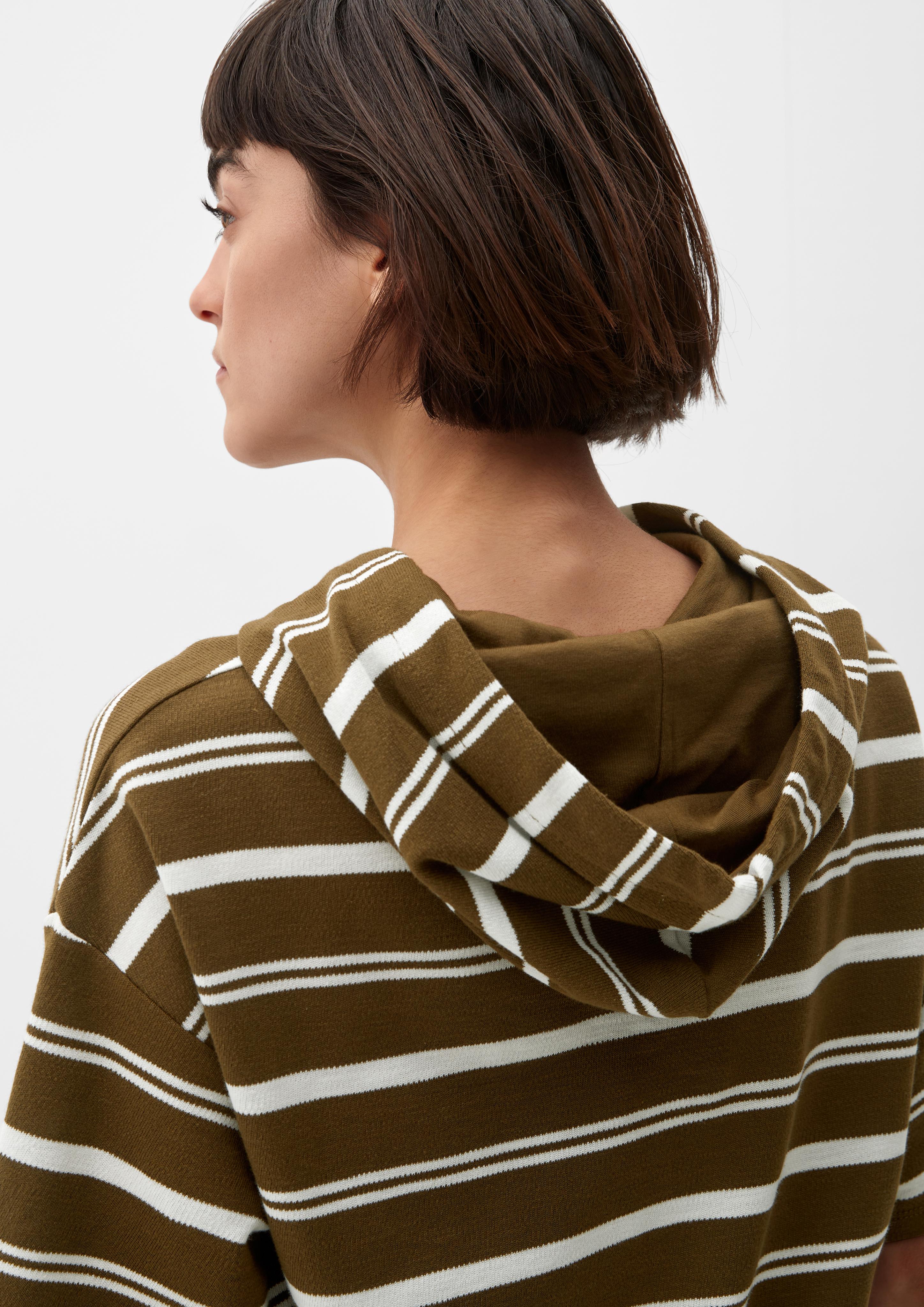 Streifenshirt mit Kapuze  2130042-77H3