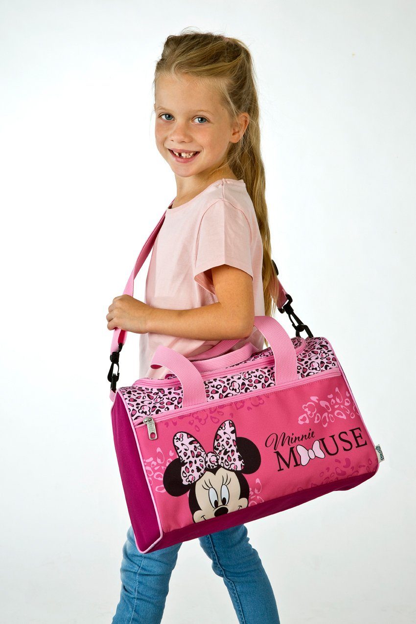 Scooli Sporttasche Minnie Mouse, Happy Girl Pink