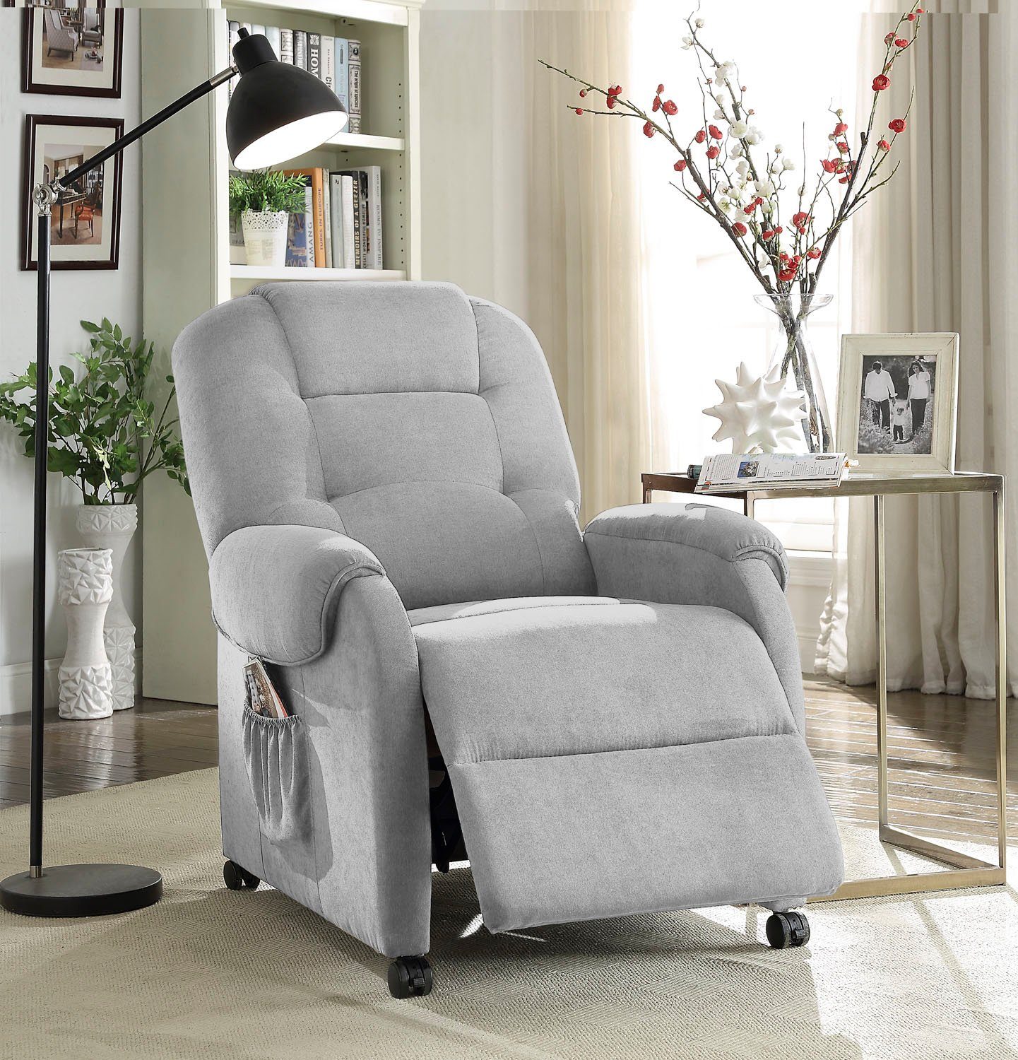 ATLANTIC home collection Relaxsessel Tobi, inklusive Relaxfunktion und Federkern