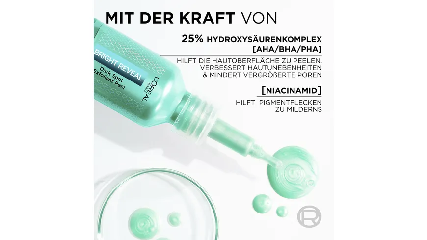 L'Oréal Bright Reveal Dark Spot Hauterneuerndes Peeling 25 ml