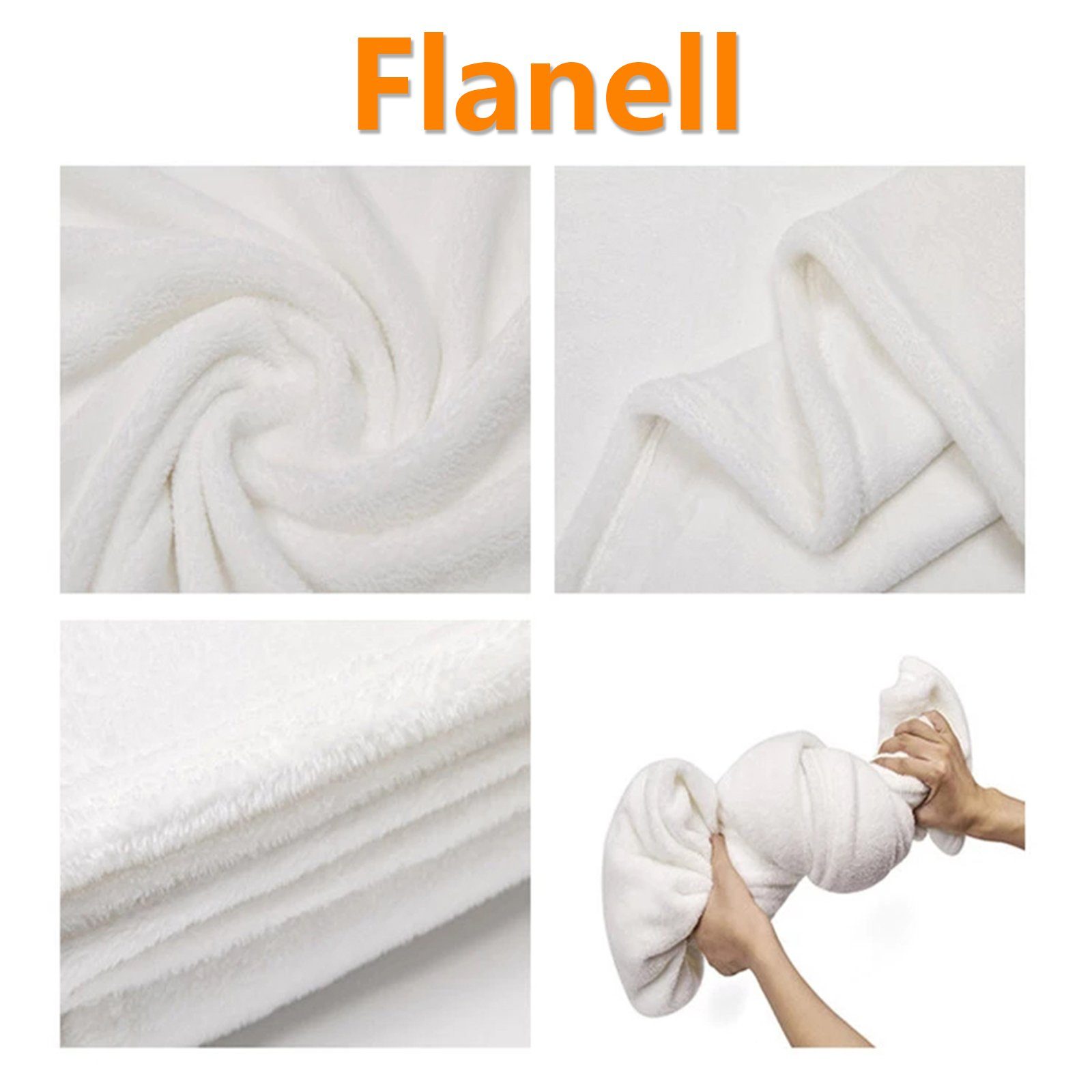 Wohndecke Flanelldecke in Umschlagform, Briefe von Eltern an Kinder150*200cm, TWSOUL, Gestaltung des Umschlags