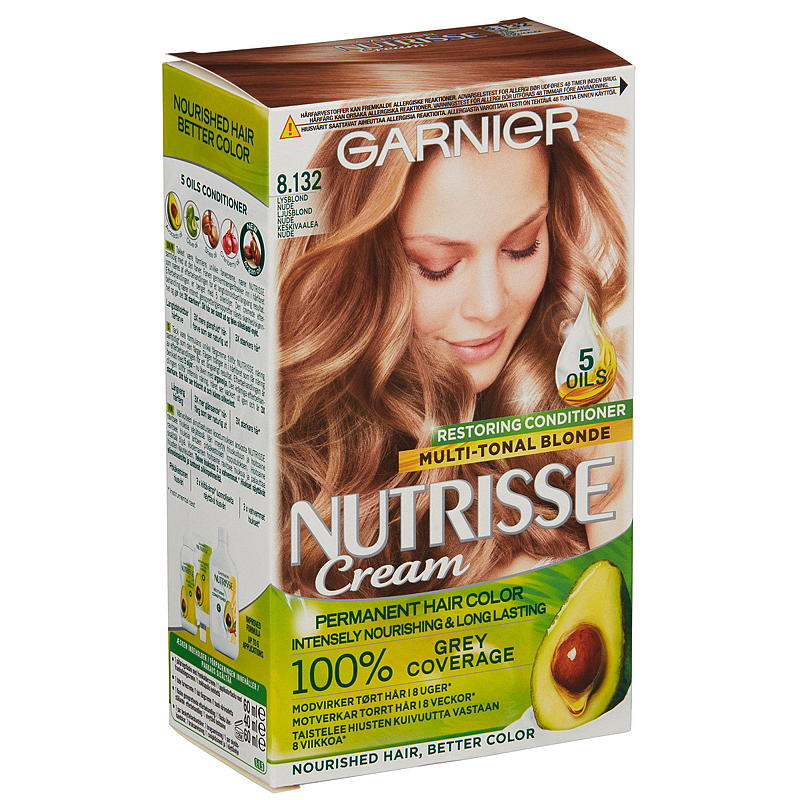 Garnier Nutrisse Cream 8.132 Nude medium blonde