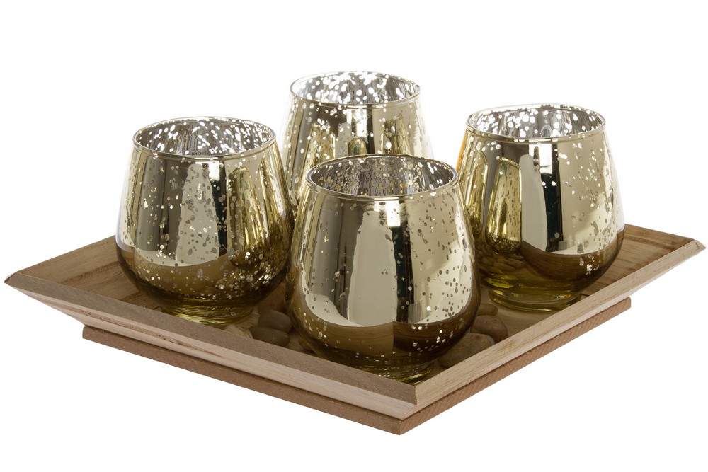 MyFlair My Flair Glaswindlichter-Set 