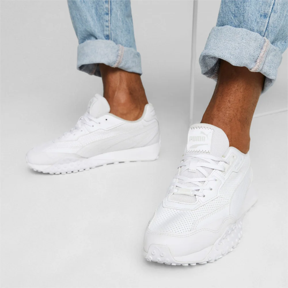 PUMA Blktop Rider Leather 393823_01 / weiss