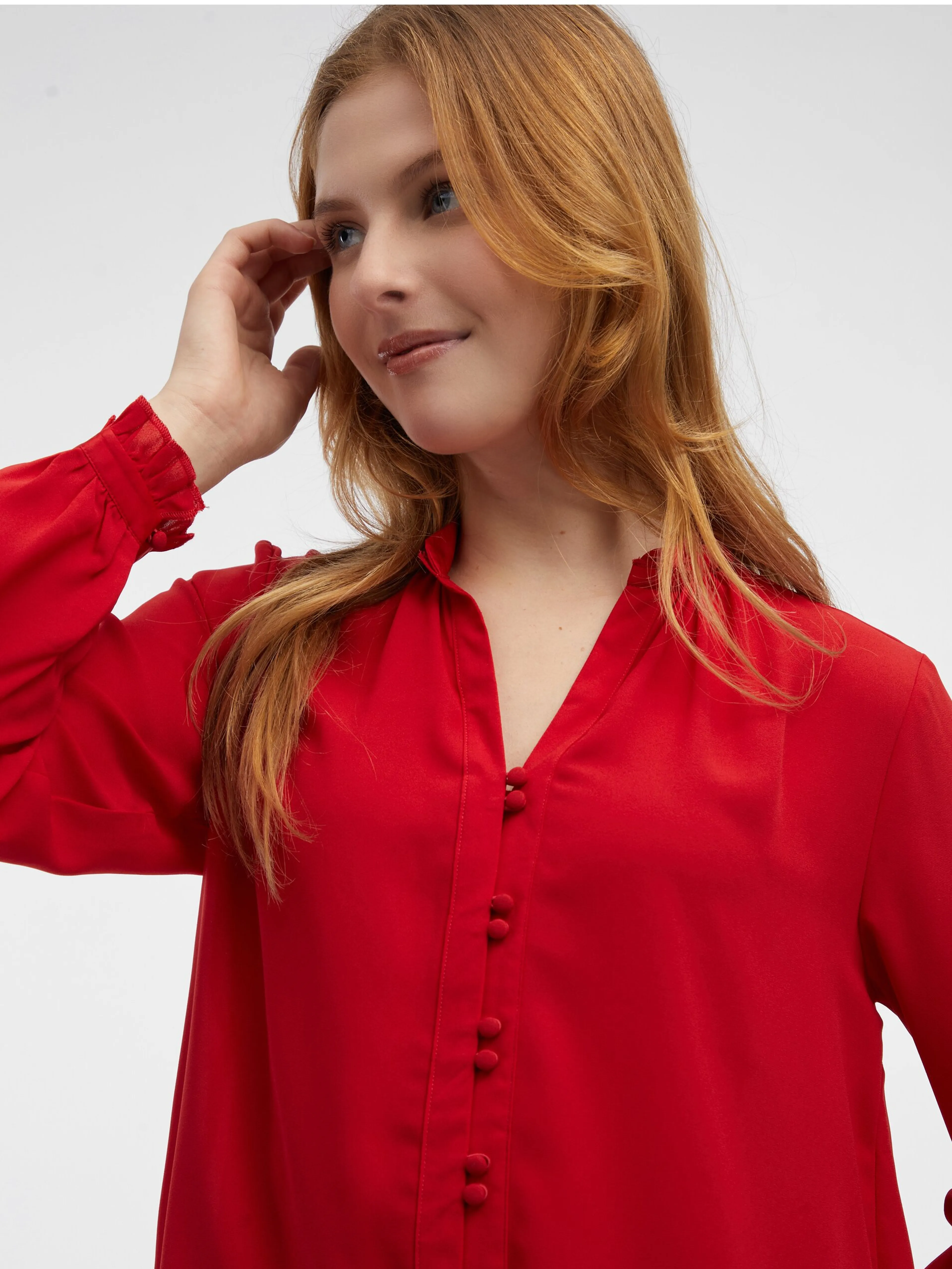 Rote Damenbluse ORSAY