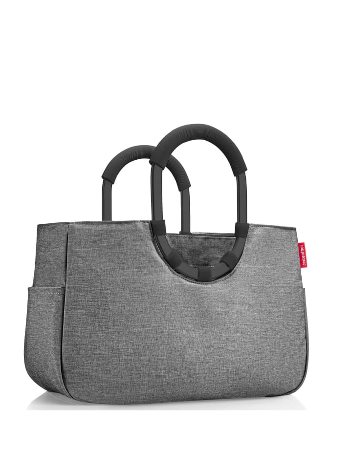 Reisenthel loopshopper M / Shopper 40 cm (frame raffia black) in frame twist silver günstig kaufen onesize