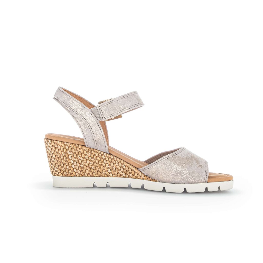 Gabor comfort Keilsandalette beige
