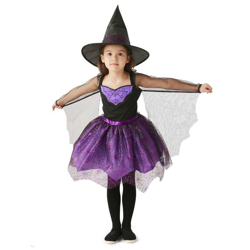 Déguisement sorcière violette 8-10 ans Oxybul