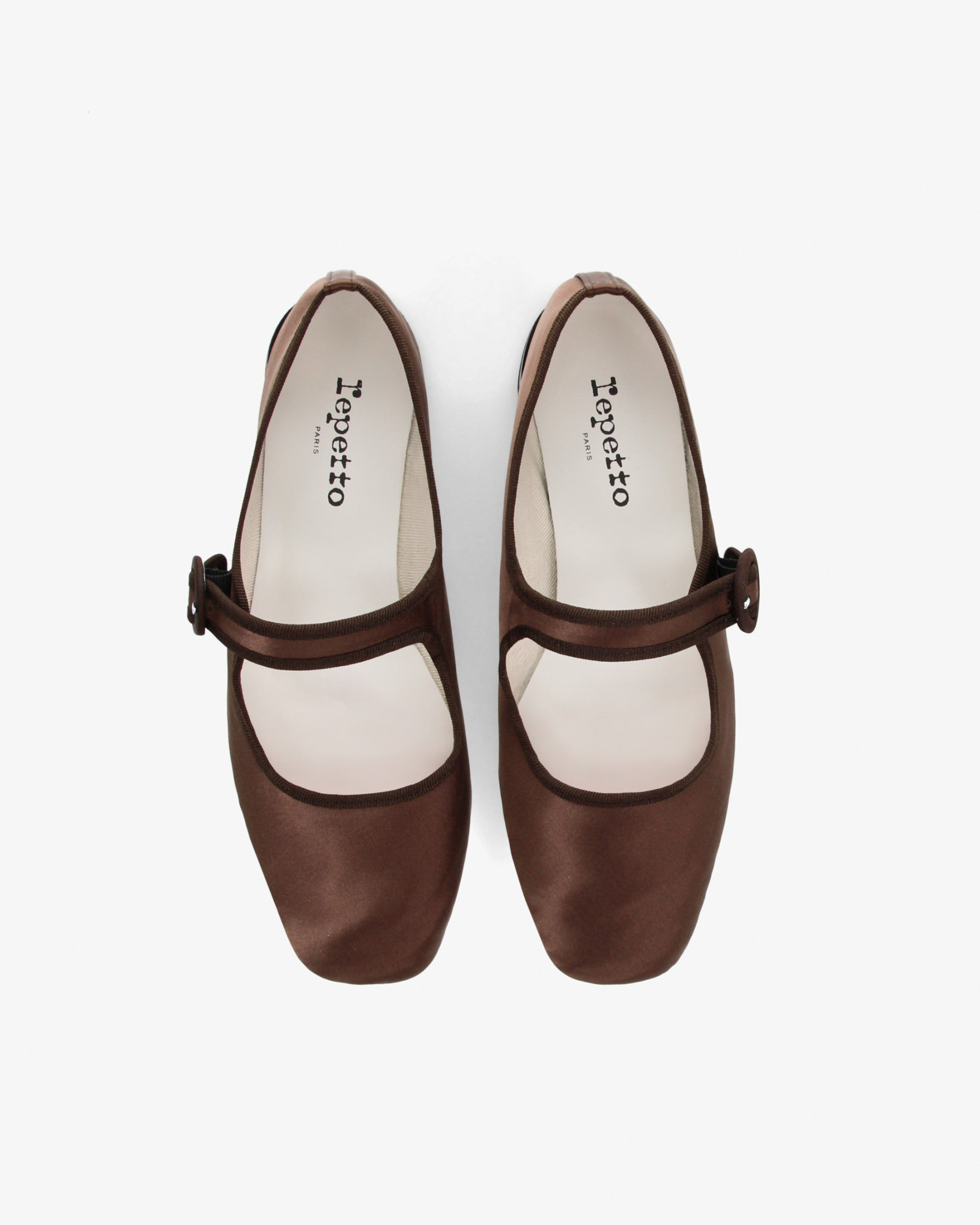 Georgia square-toe Mary Janes - Satin