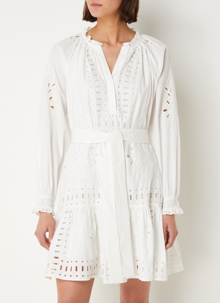 Rochie-tunică brodată Rails Saylor cu curea legată