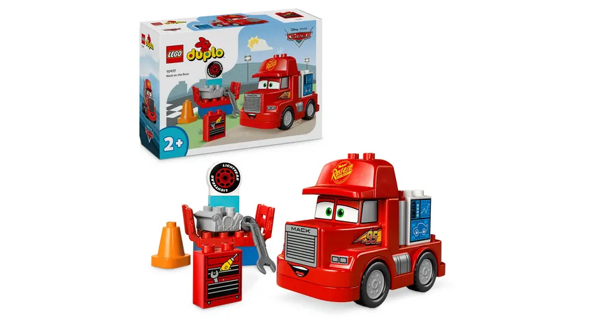 LEGO DUPLO 10417 |  and Pixar’s Cars Mack beim Rennen LKW Truck
