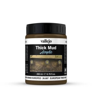 Vallejo Diorama Effects Thick Mud European 200 ml