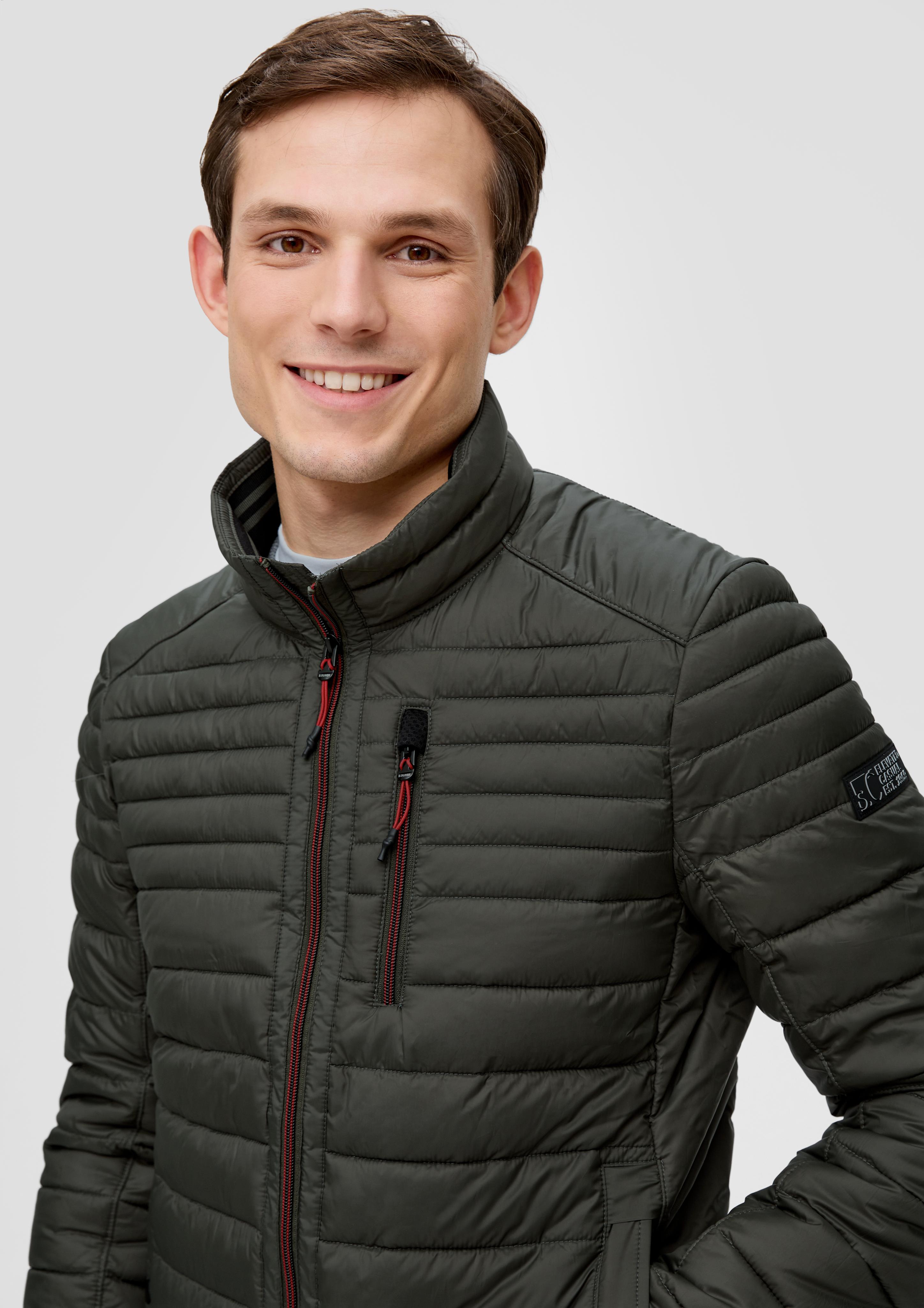 Gesteppte Outdoor-Jacke mit Stehkragen  2140528-7940