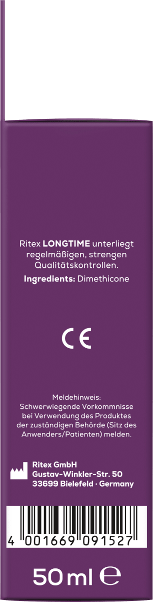 Gleitgel Longtime Medizinisches Silikonöl, 50 ml