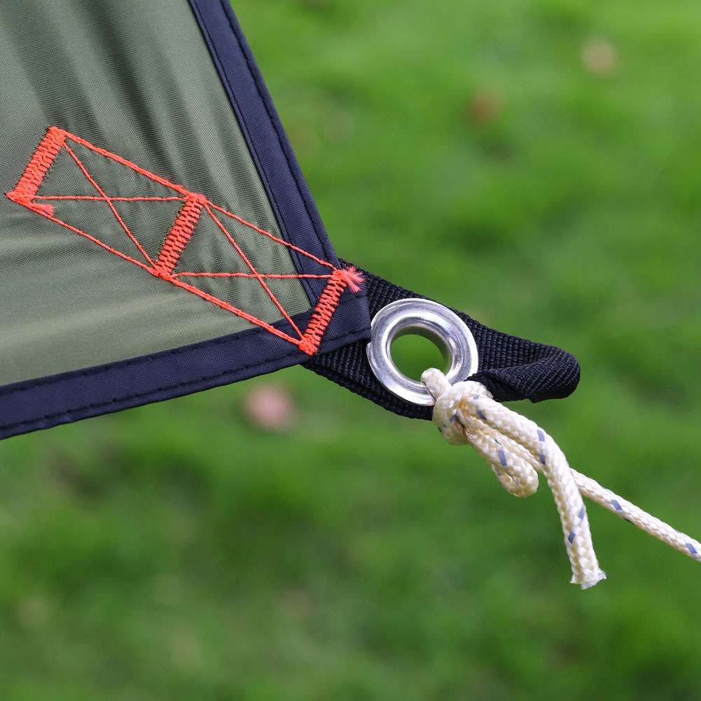 GOGLAND Outdoor UV-Schutz Tarp Zeltplane 300 x 290 cm grün