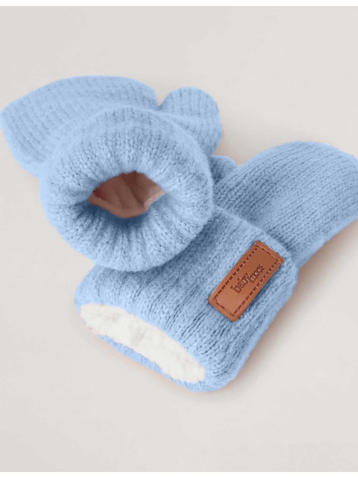BabyMocs Handschuhe Vegan in blau günstig kaufen onesize