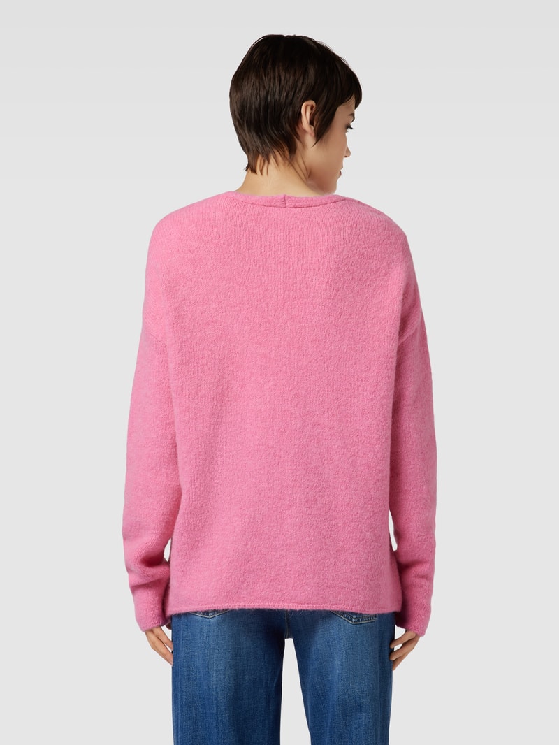 Cardigan mit überschnittenen Schultern in pink
