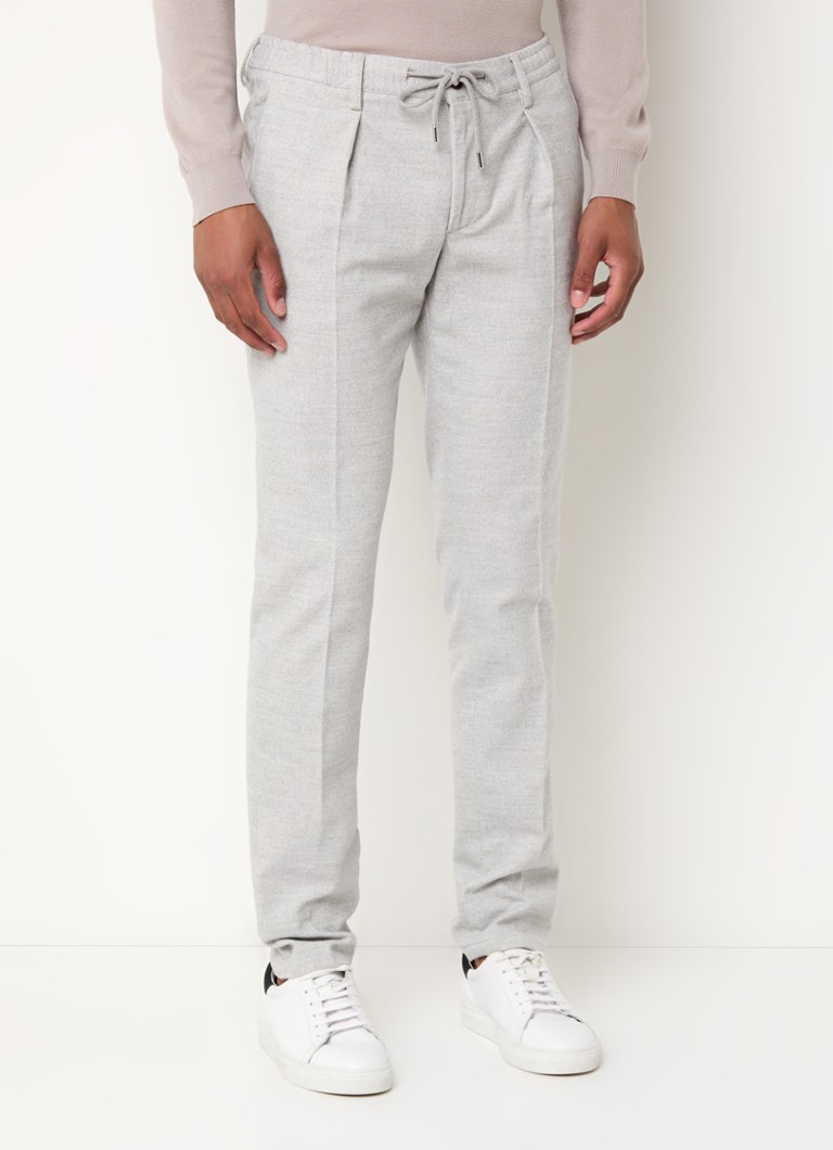 Profuomo Chino slim fit con bordi arrotondati e bordi arrotondati