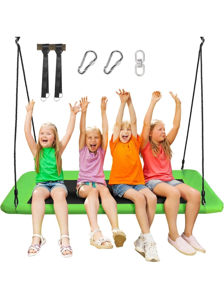 COSTWAY Nestschaukel in Grün günstig kaufen 150 x 80 cm