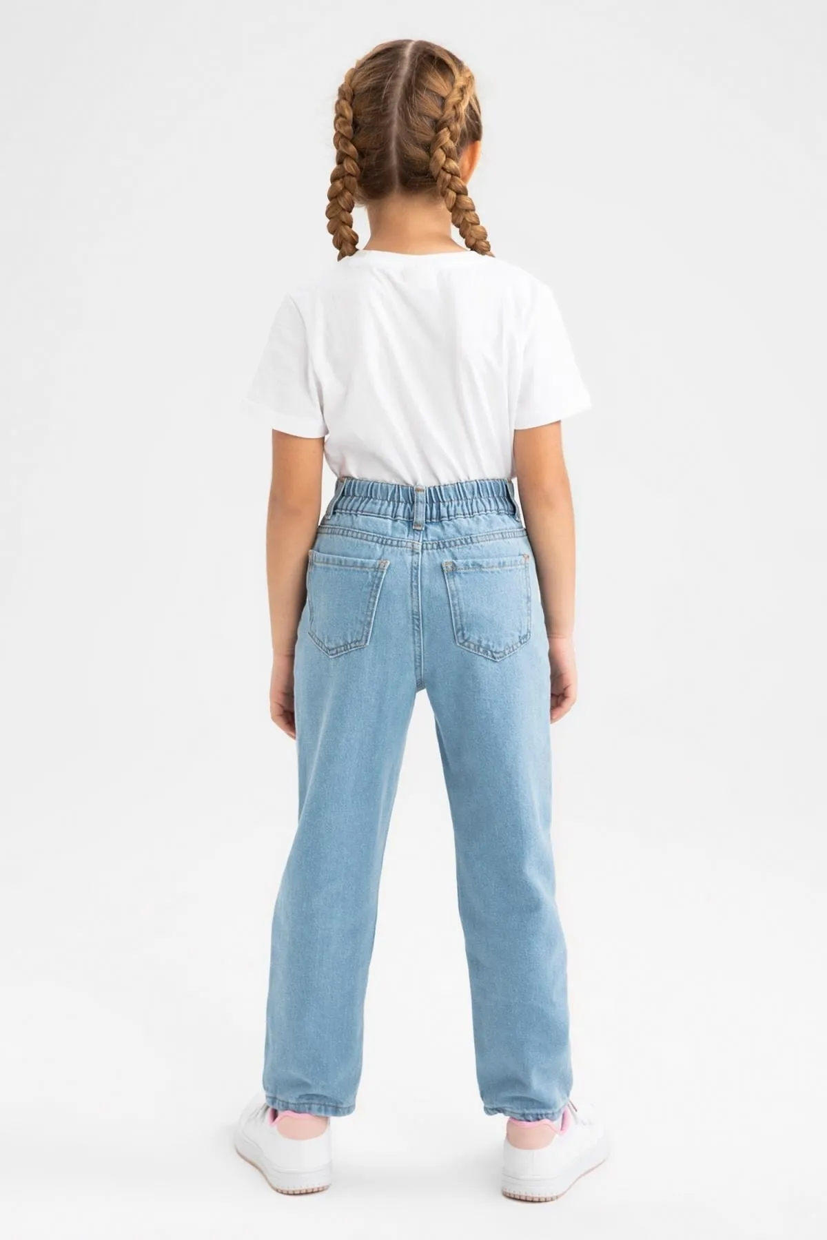 DeFacto  Zerrissene Mom-Fit-Jeanshose für Mädchen
