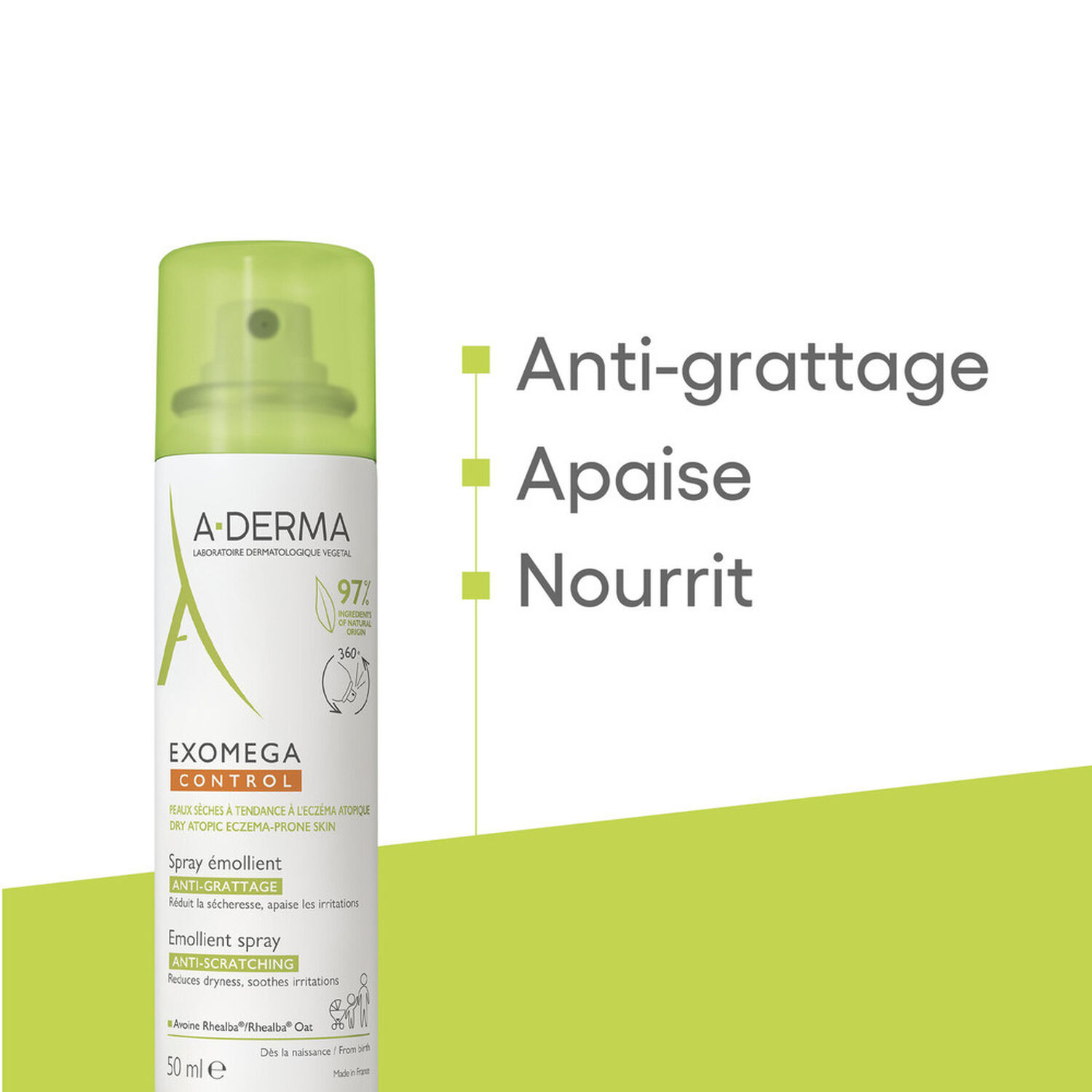 a-derma Exomega Control Spray émollient anti-grattage