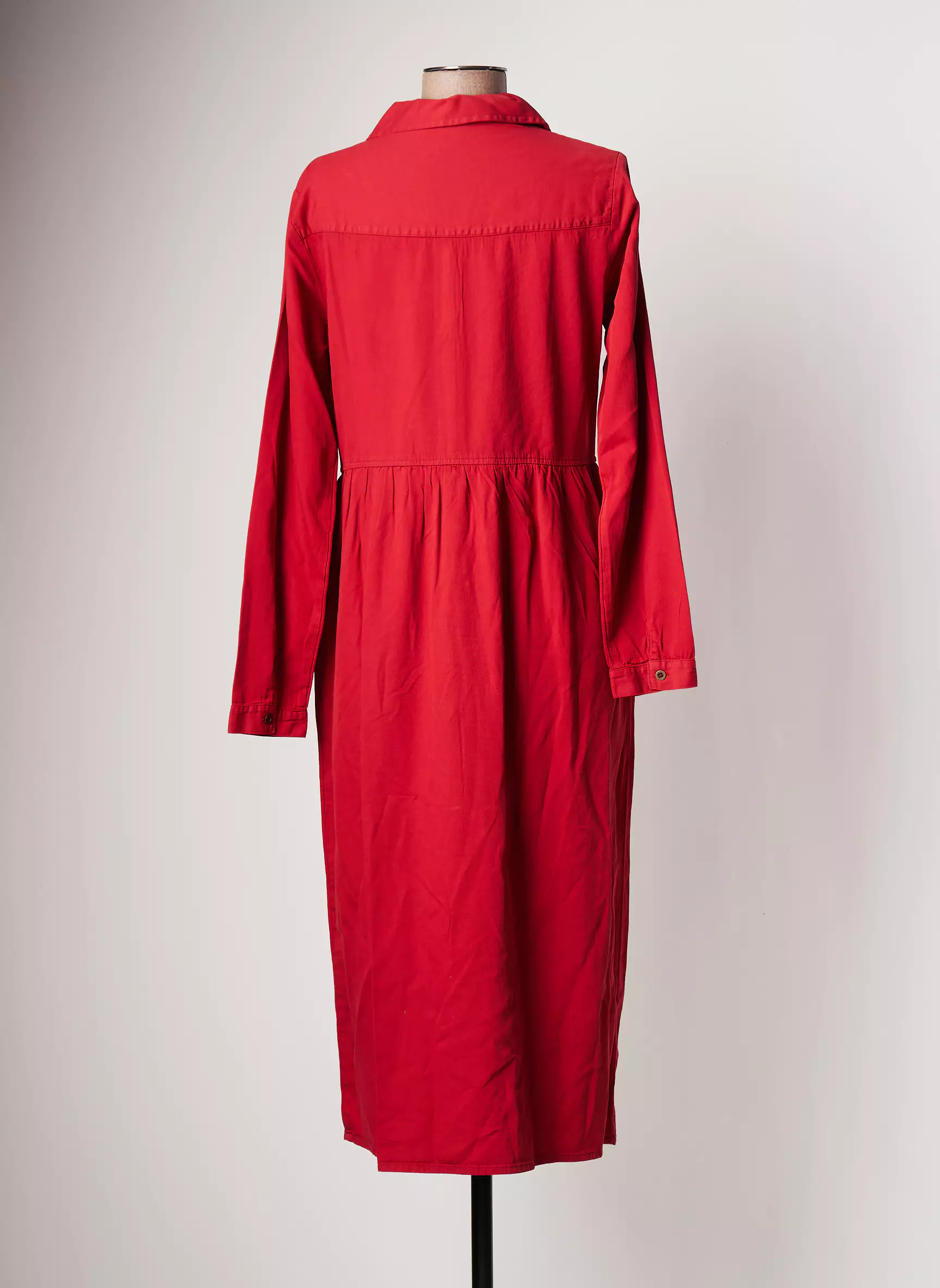 Agathe   Louise Robes Mi Longues Femme couleur orange