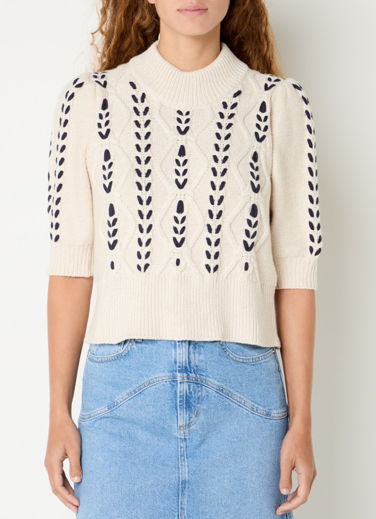 Rails Addy cable-knit top in wool blend