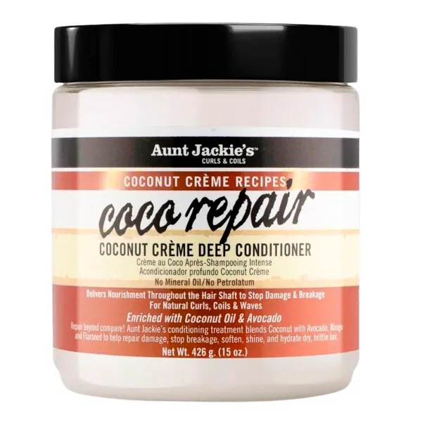 Aunt Jackie's Curls & Coils Coco Repair Coconut Cream Deep Conditioner 436ml