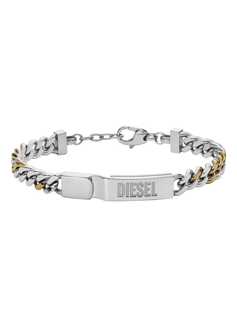 Diesel Link Bracelet with logo DX1457931