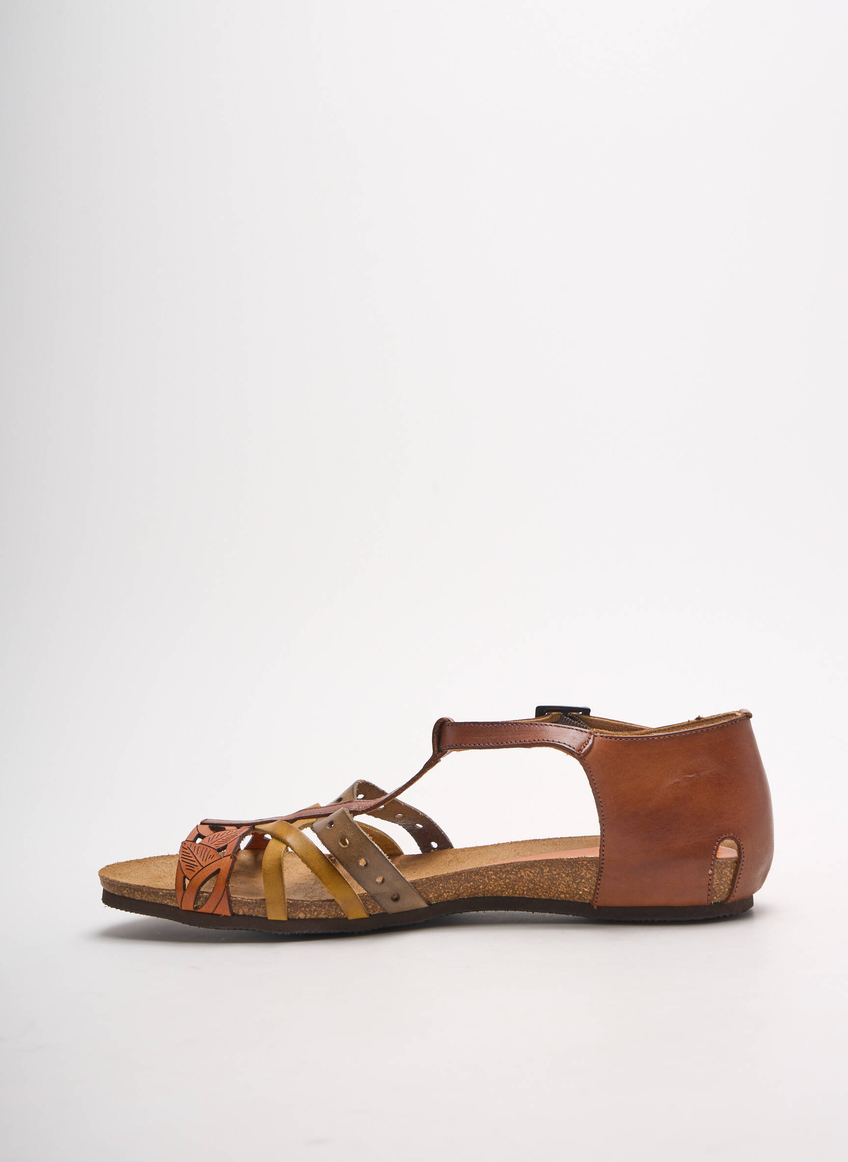 Xapatan Sandales Nu Pieds Femme couleur jaune