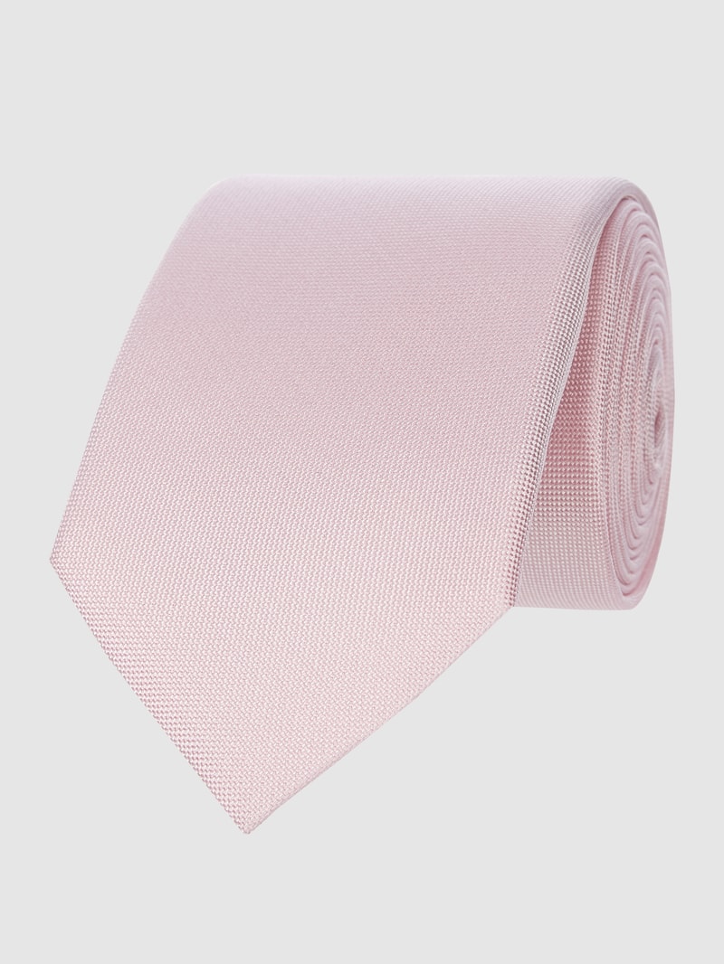 Krawatte aus reiner Seide (6,5 cm) in rosé