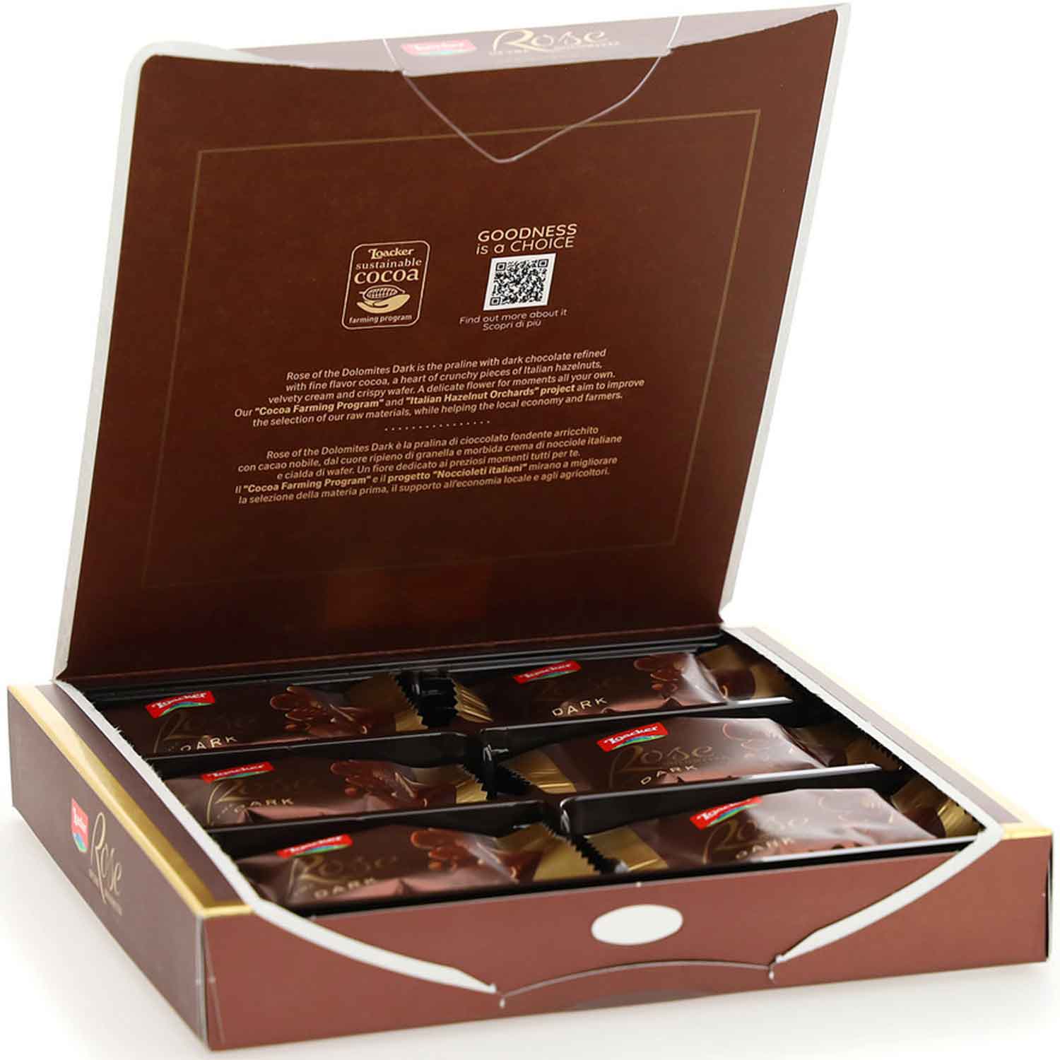 Loacker Rose of the Dolomites Dark 150g