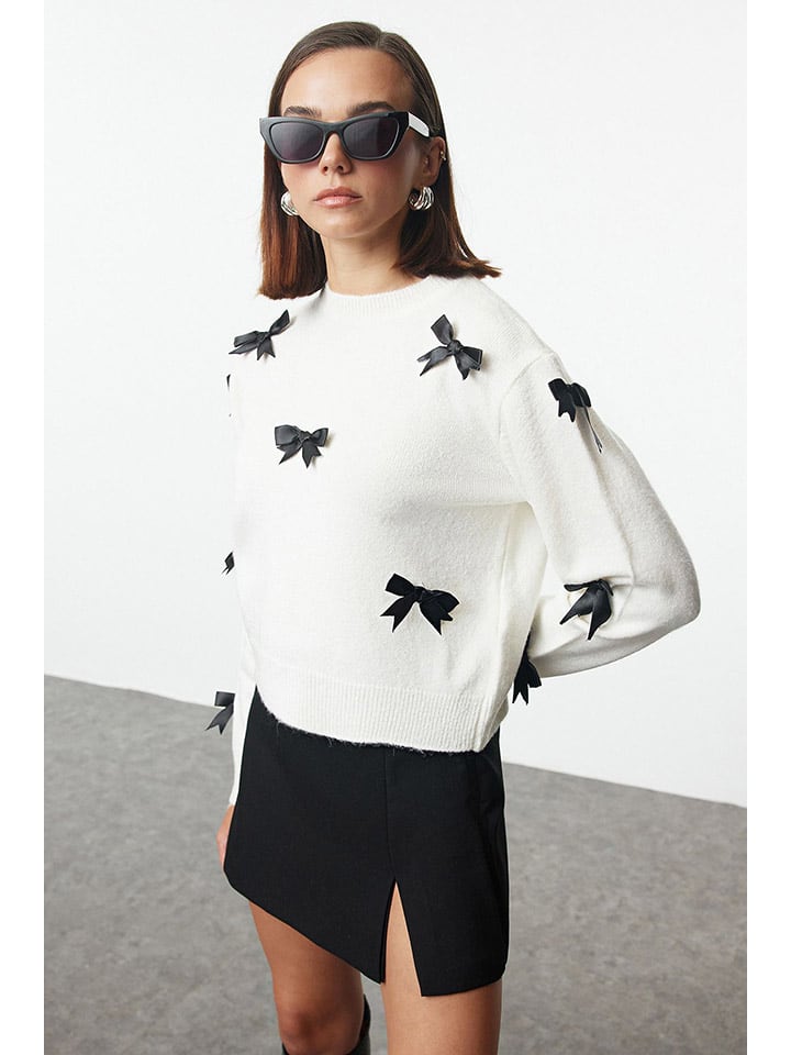 trendyol Pullover in Creme günstig kaufen