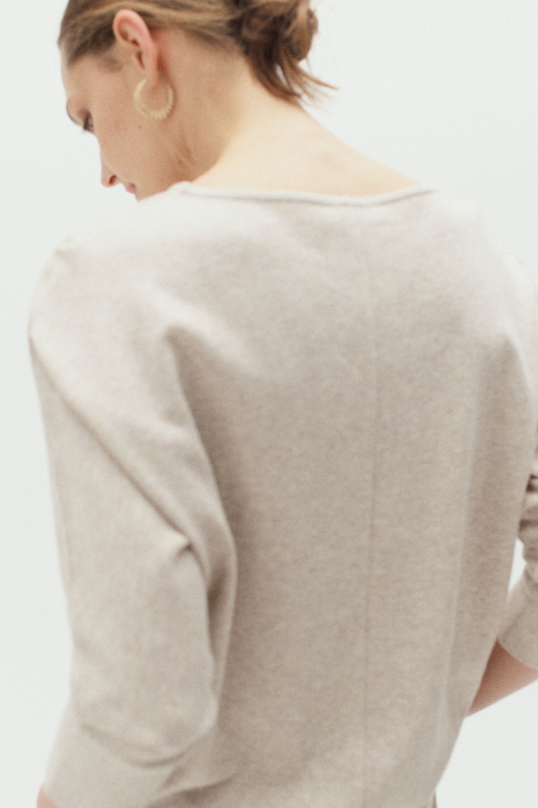 t-shirt frances beige femme