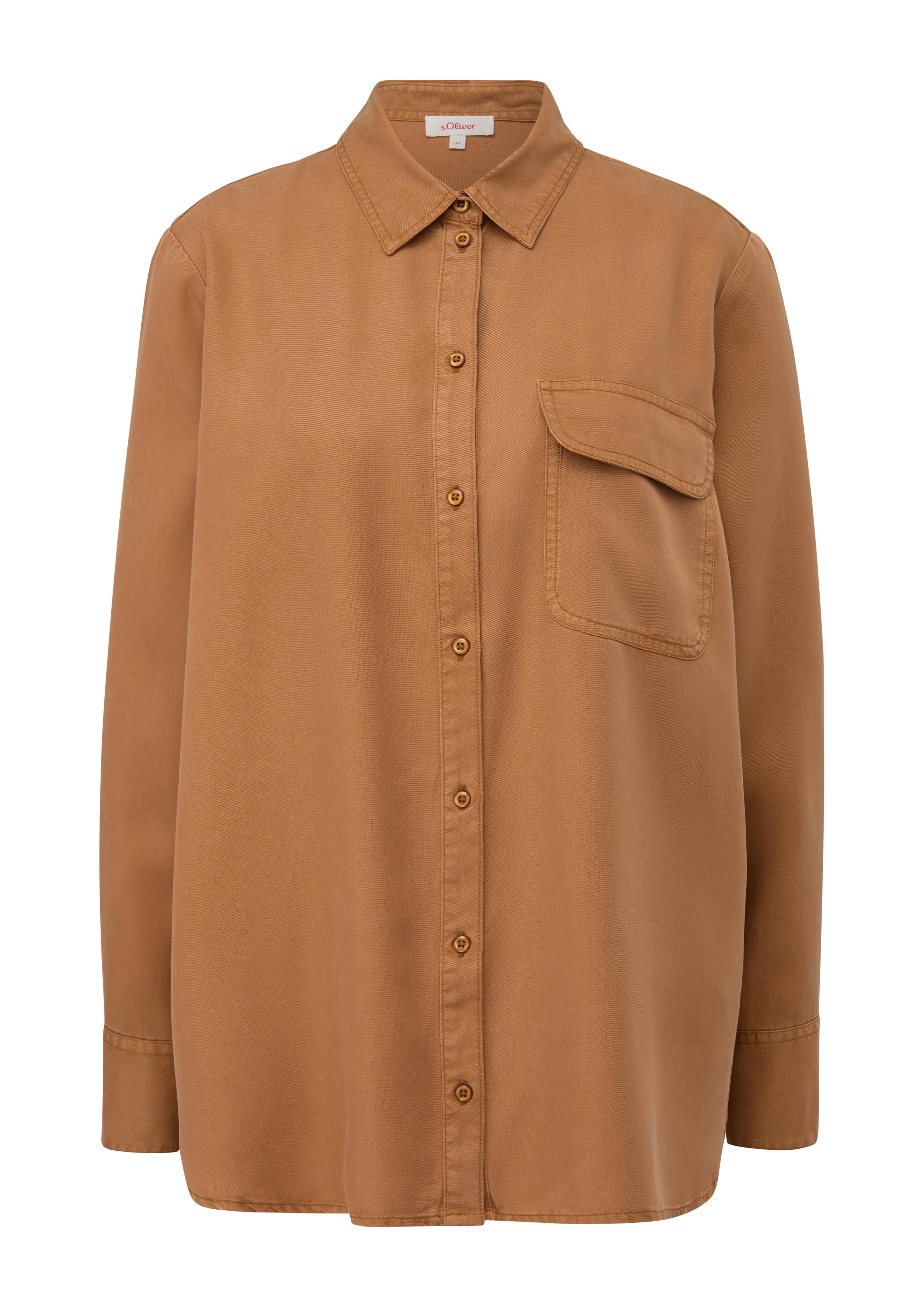Oversize-Bluse aus Lyocell  2136215-8469