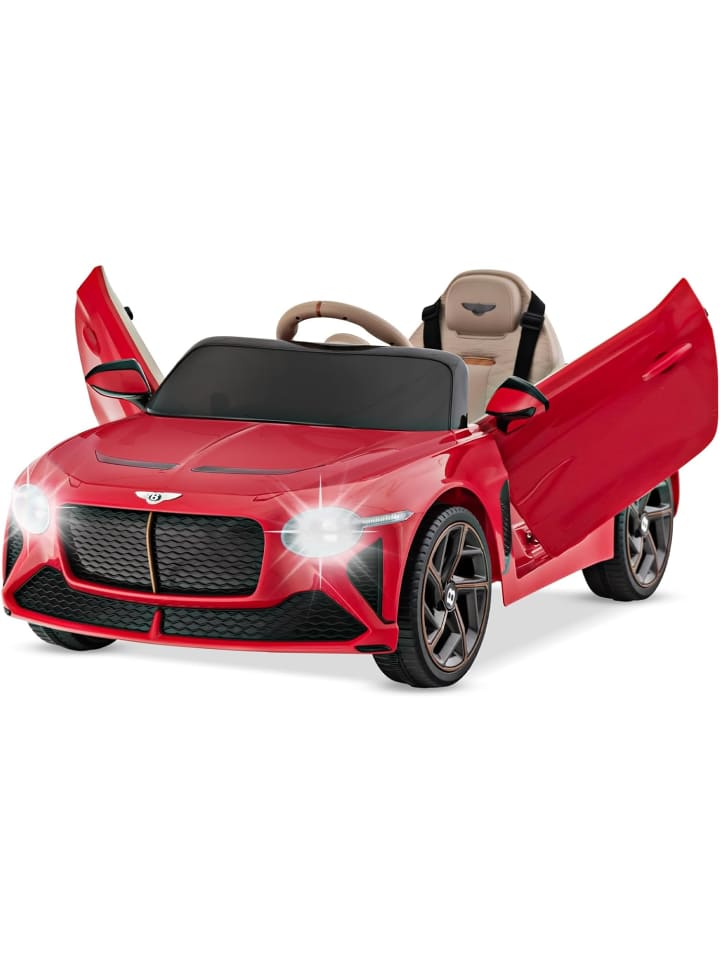 COSTWAY 12V Bentley Elektroauto ab 3 Jahren in Rot günstig kaufen onesize