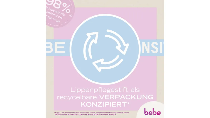 bebe Lippenpflege Zartrosé 4.9 g