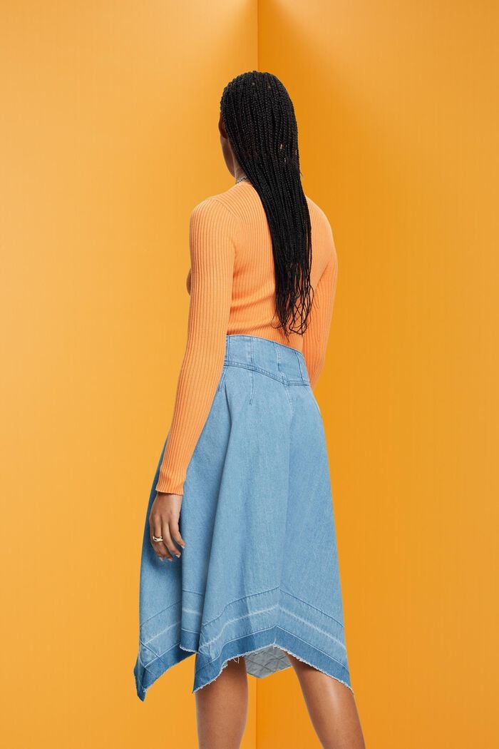 Asymmetrischer Jeansrock