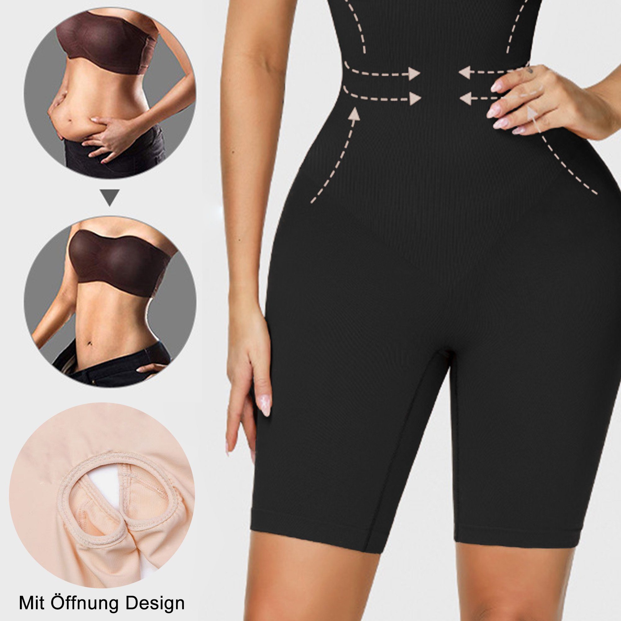 Libella Miederhose 3602 (1/2er-Pack) figurformend Miederbody Ärmellos Bodysuit