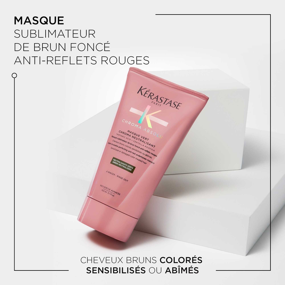 Kérastase Chroma Absolu Masque Vert Chroma Neutralisant Soin à rincer