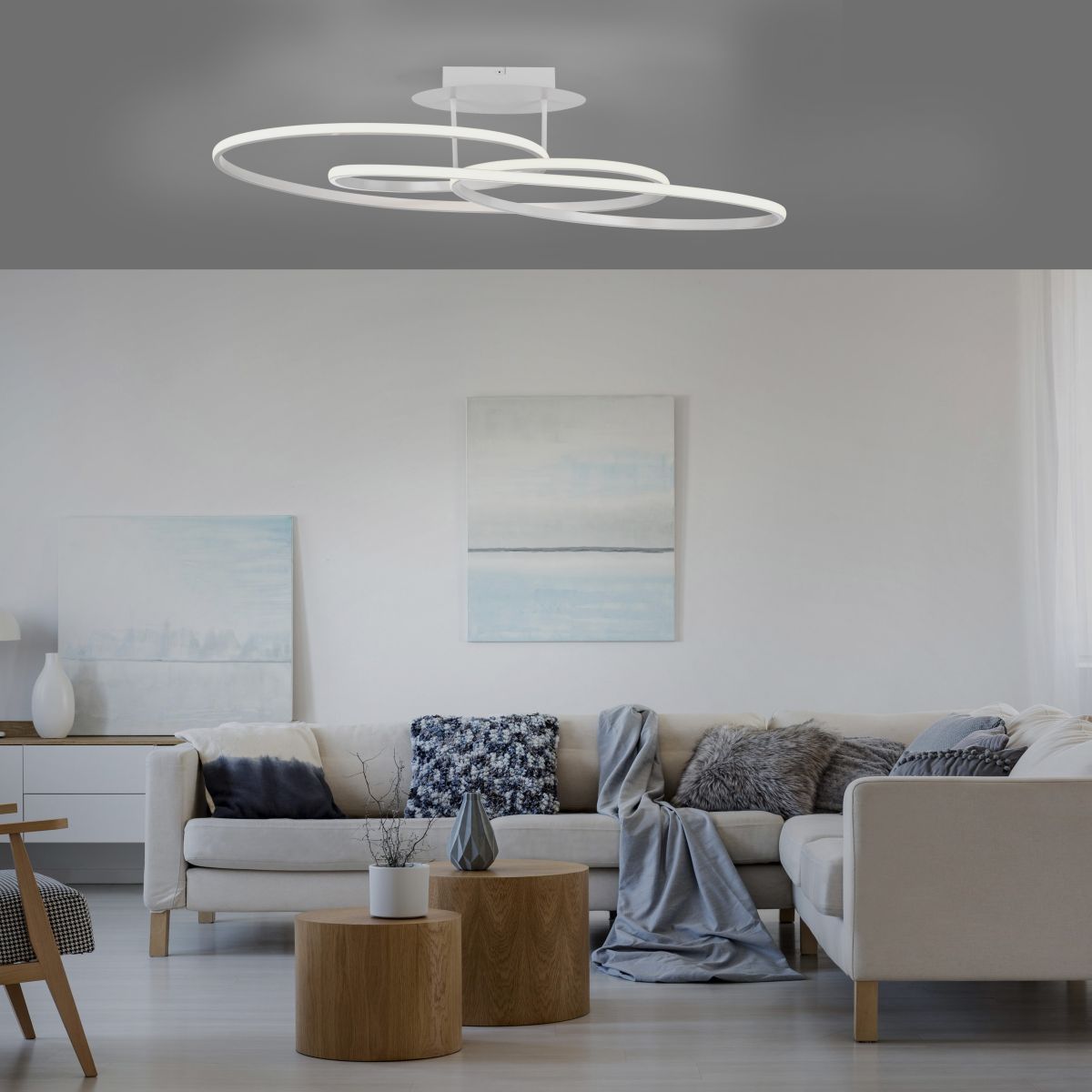 LED Deckenlampe Lumaca