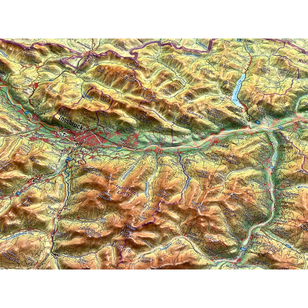RELIEF TIROL 1:325.000 - Karte