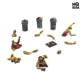 HQ Resin - Zombies of Hard City Set