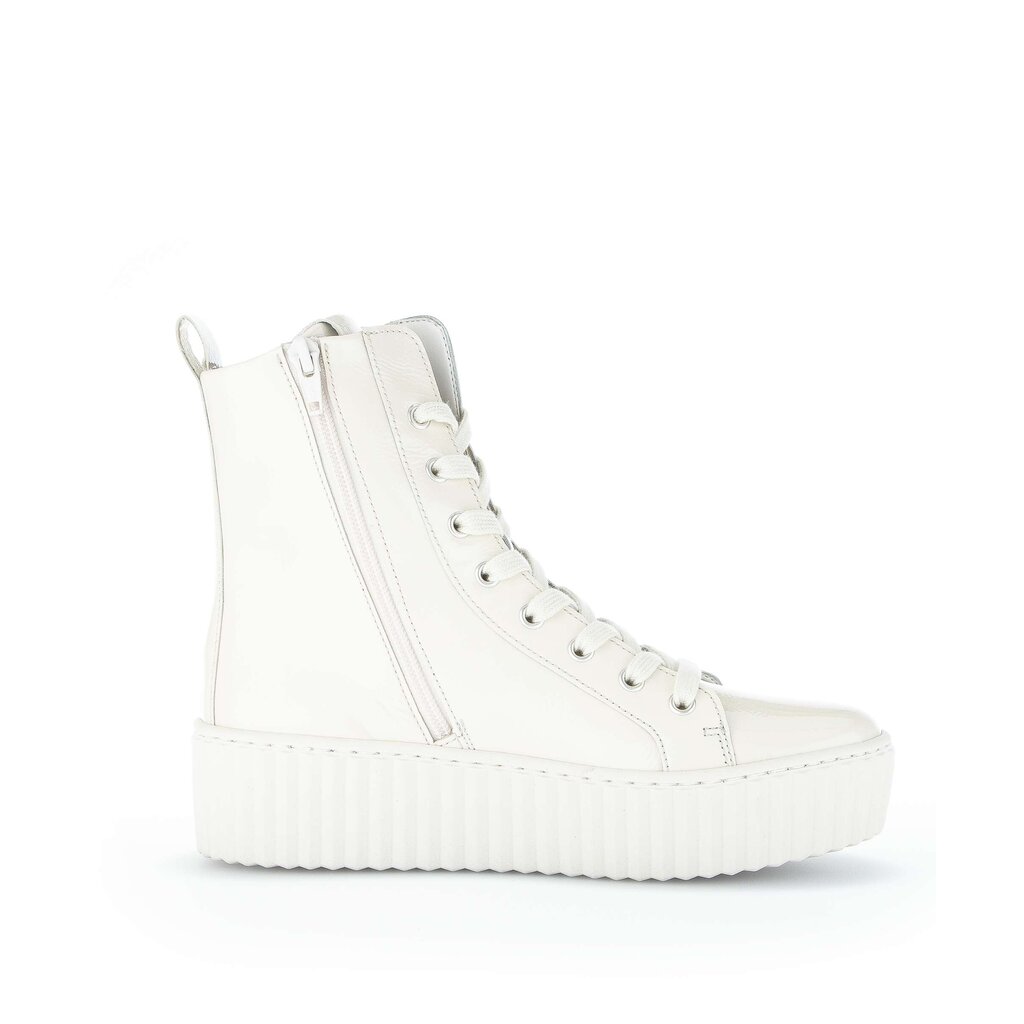 Gabor fashion Schnürstiefelette weiß